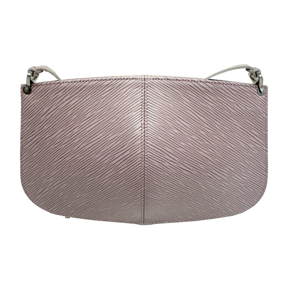Louis Vuitton Demi Lune Epi Accessory Handbag Lilac Leather Shoulder Bag